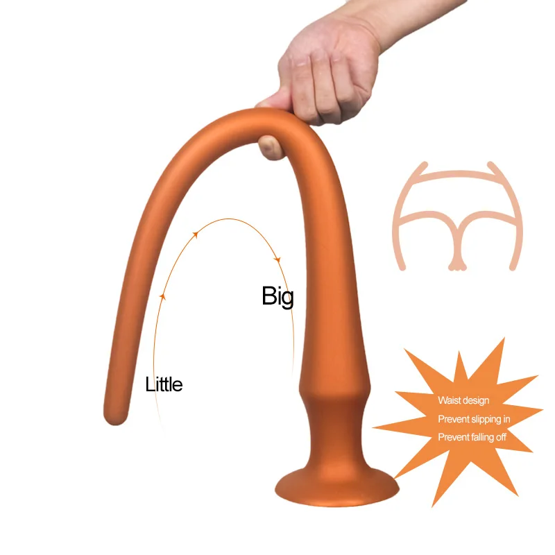 Длинная Анальная Пробка Силиконовая Анальная Пробка Анальный Фаллоимитатор Женский Супер Длинный Секс-Игрушки Для Взрослых Для Женщин Мужчин Гей Мастурбаторы Анальная Вагина