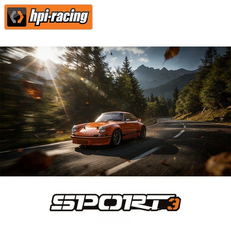 

Радиоуправляемая электрическая дрифт-машина HPI 1/10 Racing Sport 3 1973 Carrera для любителей RC-моделей и дрифта на открытом воздухе