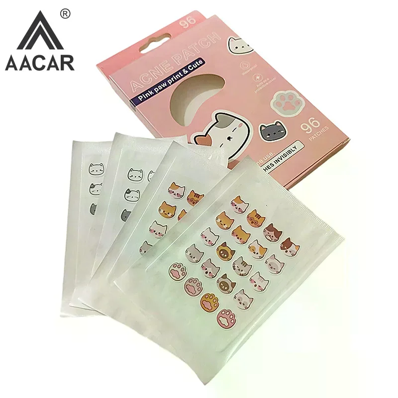 96-patches Acne-patches Verwijdering Puistje-patches Vlekken Marks Concealer Reparatiesticker Waterdicht