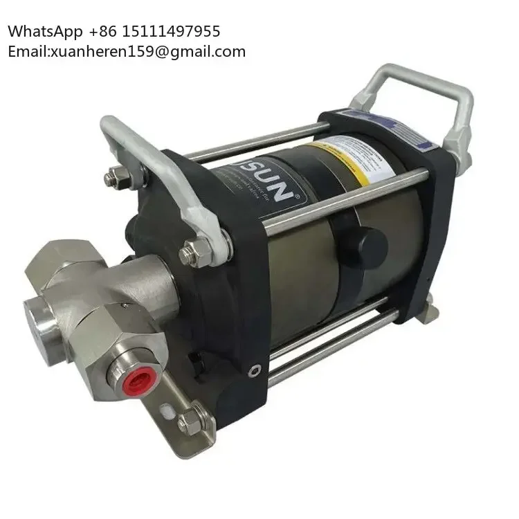 USUN  Model: 2AF600   Double Drive ultra High Pressure Pneumatic  Driven Water Pressure Booster Pump for Hose Burst Testing
