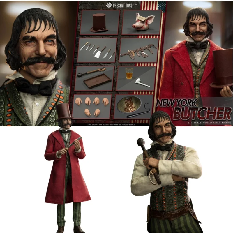 

In Stock PRESENT TOYS 1/6 PT-sp49 David Berkowitz Gangs Of New York Action Figurine Soilder Collectable Model Surprise Toy Gifts