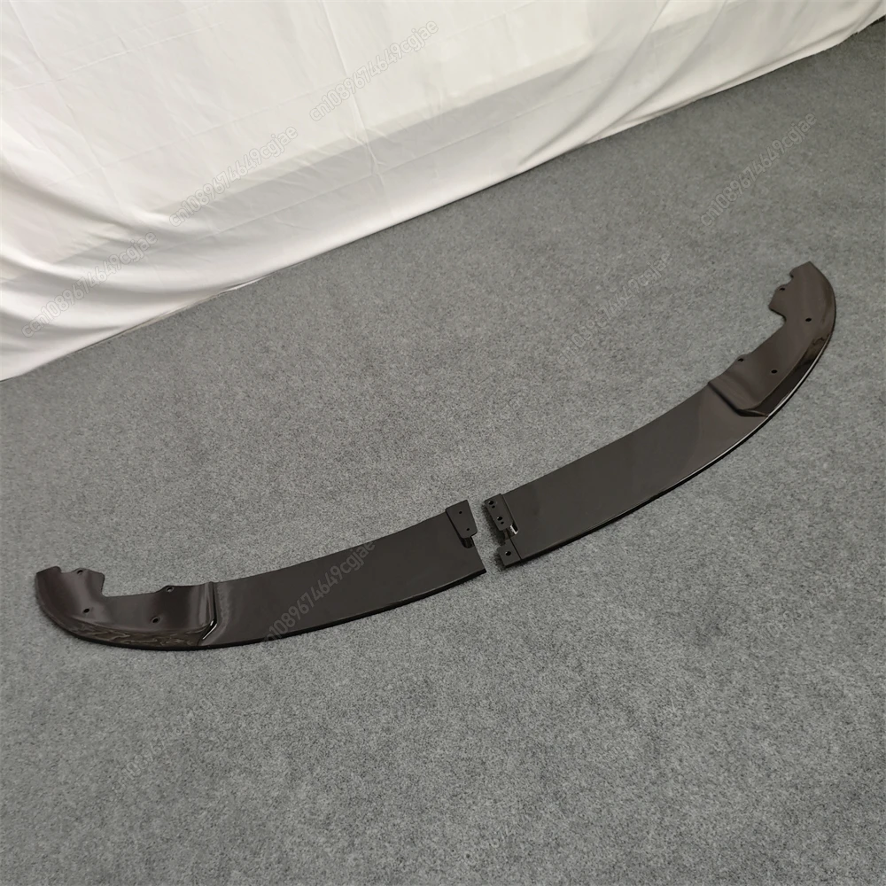 4 قطعة شفة مصد السيارة الأمامية الناشر الفاصل طقم الجسم غطاء لسيارات BMW F32 F33 F36 420i 430i 420d M440i 2014-2020 ABS لمعان أسود ضبط #5