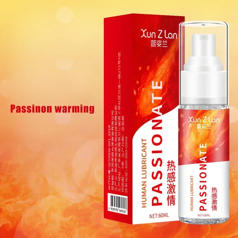 New 60ML Warming Heating Hot Lubricant for Sex Condom Liquid Orgasmic Gel Men Exciter Anal Sexual Tools Lube Pump Massage Oil