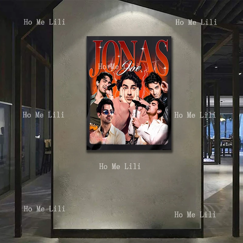 Jonas Tour 2023 I Love Hot Dads Brothers Canvas Art Poster High Definition Print Wall Art For Living Room Bedroom Decor