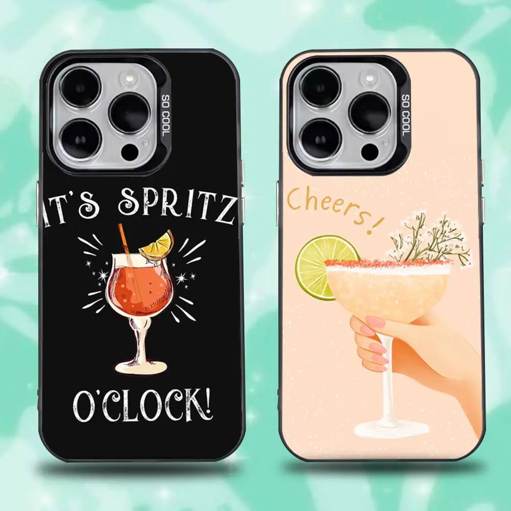 

Aperol Funny Spritz Phone Case For iPhone 16,15,14,13,12,11,Pro,Max,Plus,Mini,XS,SE Anti Fall Black Matte Hard Bumper