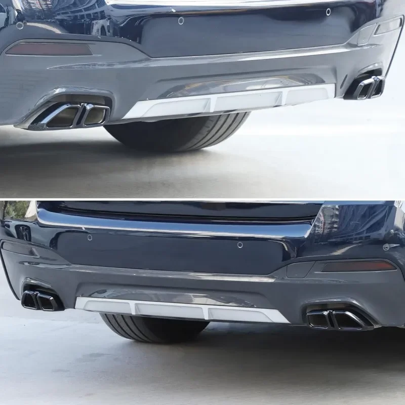 

Car Rear Exhaust Pipe Cover Throat Trim Fit For BMW 5 6 Series GT G30 G31G32 G38 2018-2023 Rear Exhaust Tip Outlet Muffler Trim