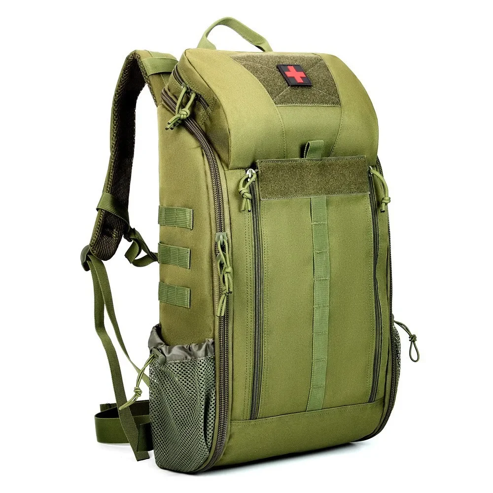 

New Tactical Medical Backpack MOLLE Detachable Med Kit - Quick-Access Military Survival Emergency Pack for Camping First Aid