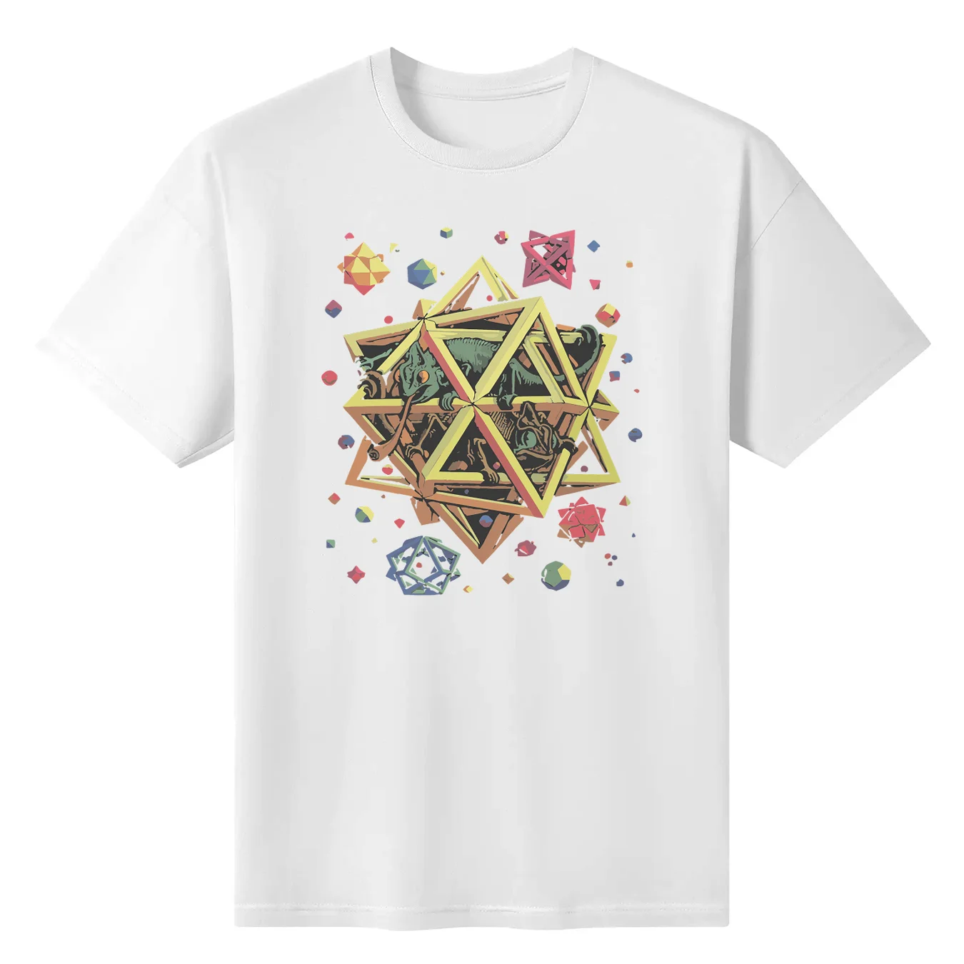 

M.C. Escher - Geometrics -Unisex T-Shirt Vintage Retro Fall Fun L@@K!!!