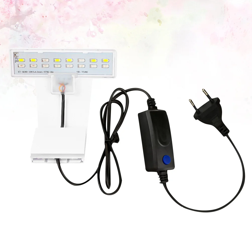 

Led Light 220V For Aquarium Fish Tank Lamp With 3 Lighting Led Fish Tank Light Modes Colorful Effect Eu Plug