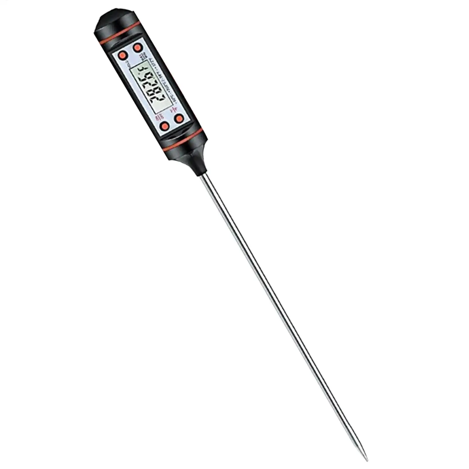 Electronic Food Thermometer LCD Display Kitchen Thermometer Digital Temperature Measuring Tool for Meat /Cooking /BBQ/Milk ﻿