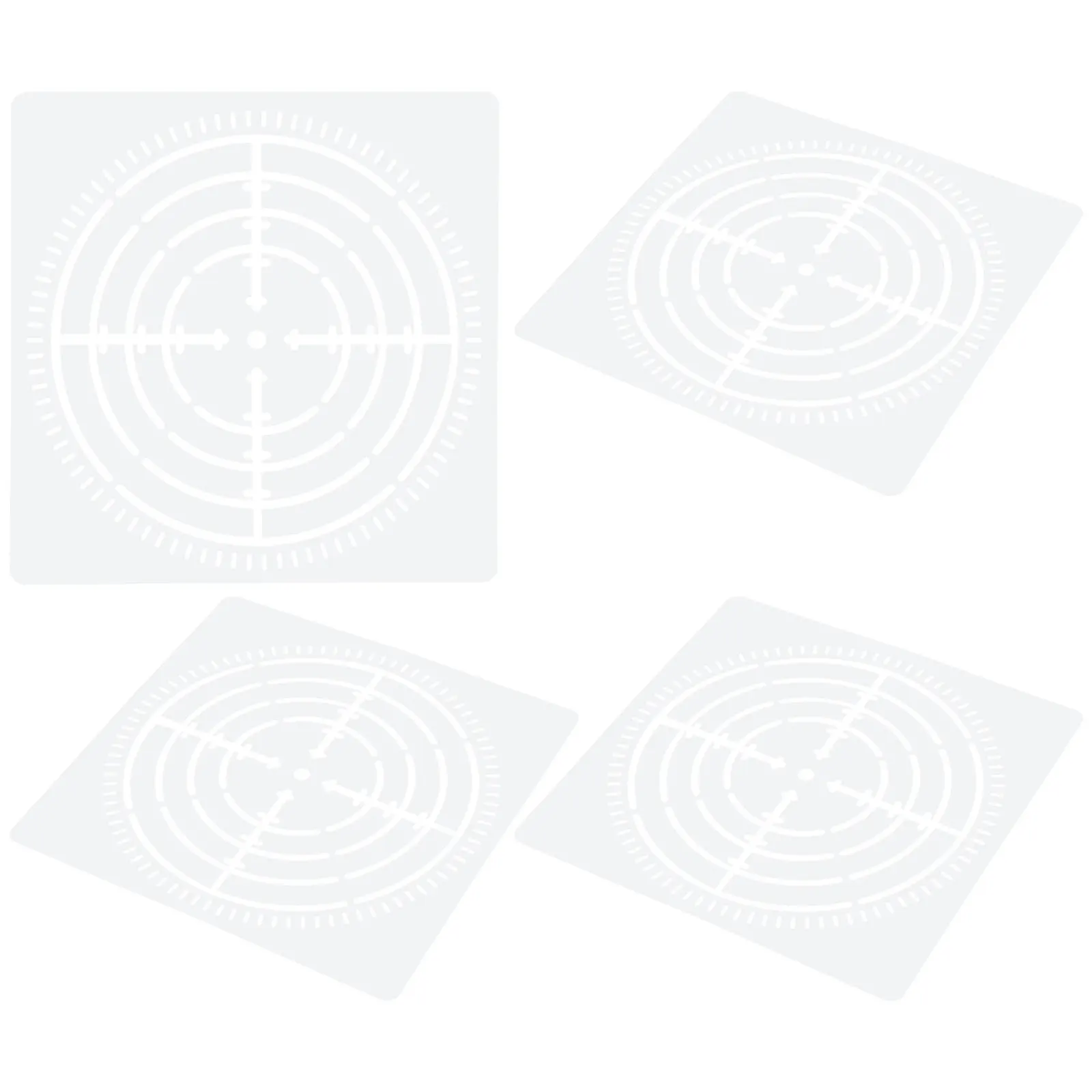 

4PCS 15 Large Mandala Dot Stencils Spider Web Hollow Templates for Wall Art Painting Reusable Decorative for Scrapbooks