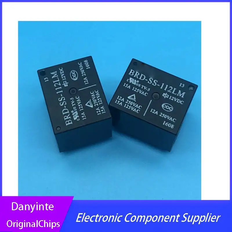 NEW 10PCS/LOT BRD-SS-124LM  BRD-SS-112LM  BRD-SS-105LM 5VDC 24VDC 12VDC 12A 15A 250VAC 4PIN