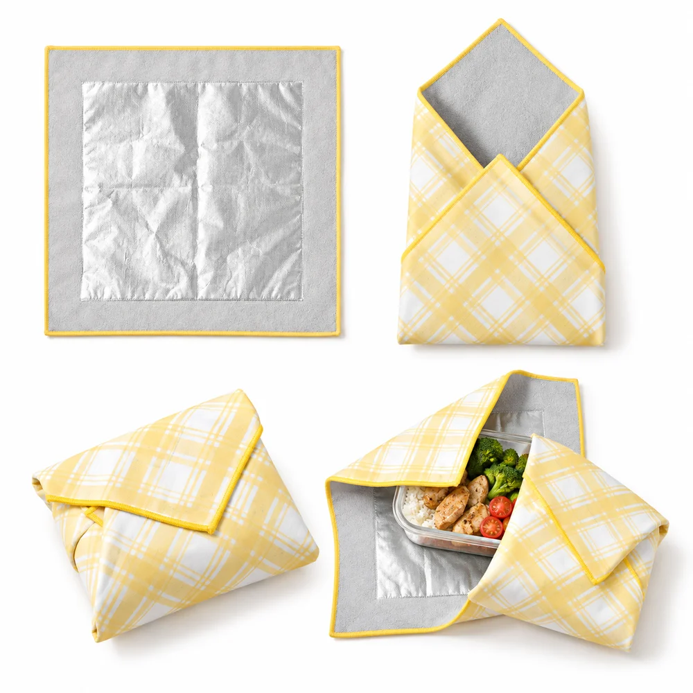 Food Storage Yellow - Embalagem Térmica de Alumínio para Alimentos,