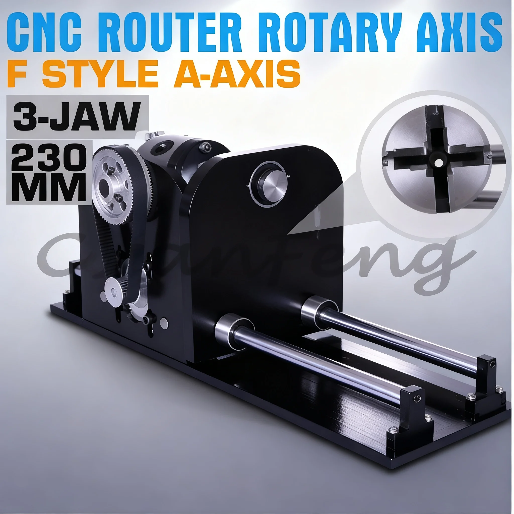 Numerical control engraving machine rotating shaft 80mm