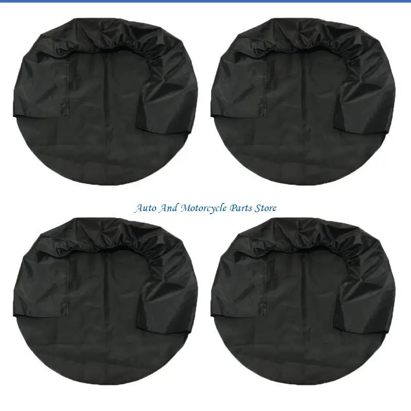 

P9FD Кемпинг для автомобилей Сумка для запасных шин Портативные чехлы на колеса с ручкой Эластичная веревка Водонепроницаемый