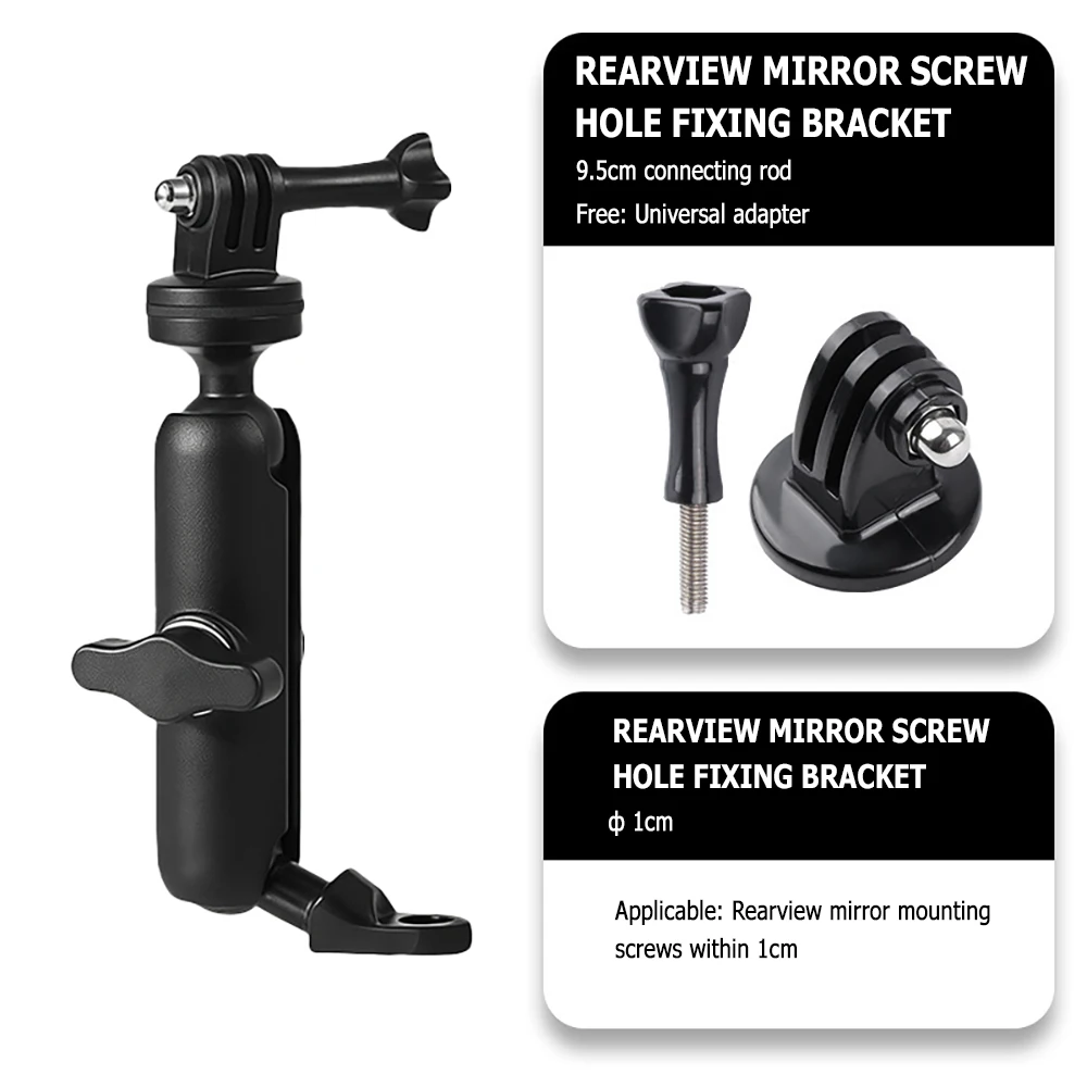 

2026 Aluminum Bicycle Handlebar Mount For GoPro Hero 13 12 11 10 Insta360 SJCAM SJ4000 AKASO DJI Osmo Action Camera Accessories
