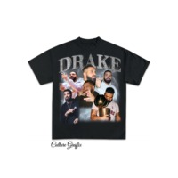 DRAKE T-Shirt for Men Graphic T Shirts Tops Man Clothes Cotton Men's T-shirts New Shirts and T-shirts Y2K Oversize HighQuality