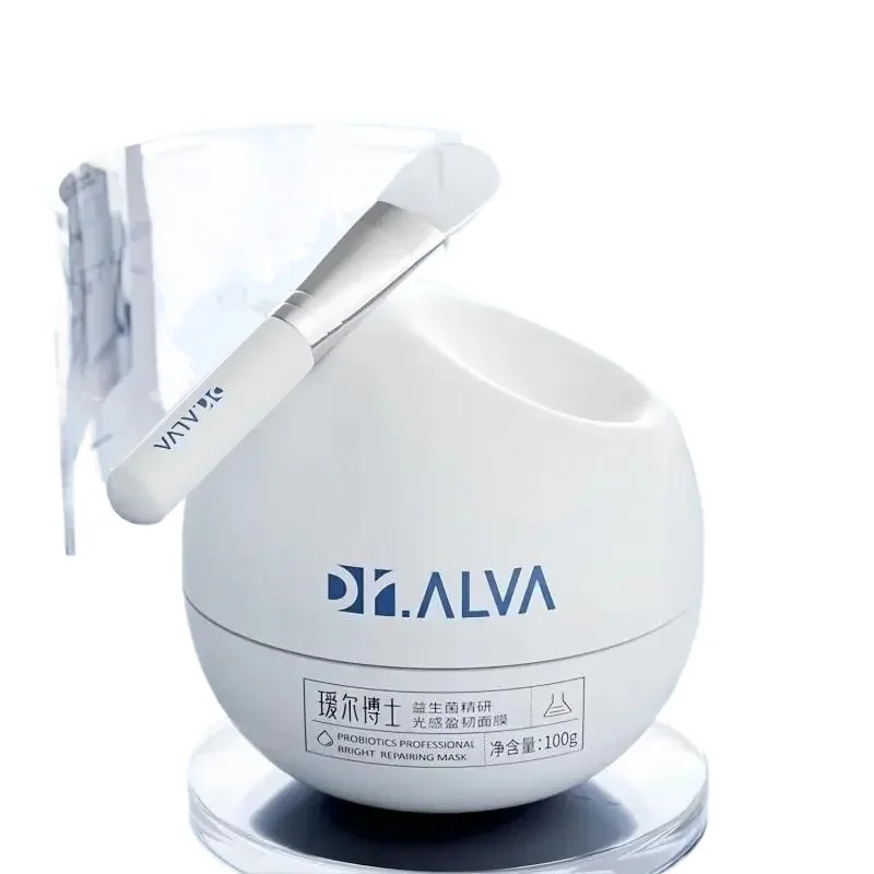 

DR.ALVA Probiotic Yoghurt Face Mask 100g Applicator Mask Hydrating Nourishes Moisturising Repair Brighten Skin Care Products