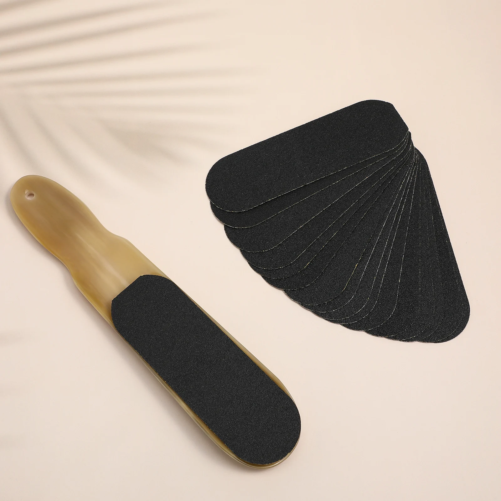 

40 шт., наждачная бумага для ног, черный инструмент для удаления мозолей для омертвевшей кожи, педикюр, пилочка для ног, отшелушивающая пилочка для удаления жесткой кожи, портативный инструмент для ногтей