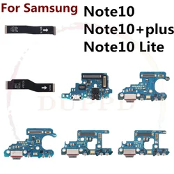 For Samsung Note10 Note 10 + Plus Lite 5G N970 N976 USB Charger Charging Port Dock Connector Main Motherboard Board Flex Cable