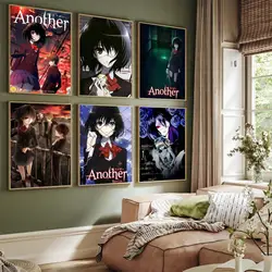 Japanese Horror Anime Another Poster Posters Sticky HD Quality Wall Art Retro Posters for Home Kawaii Room Decor