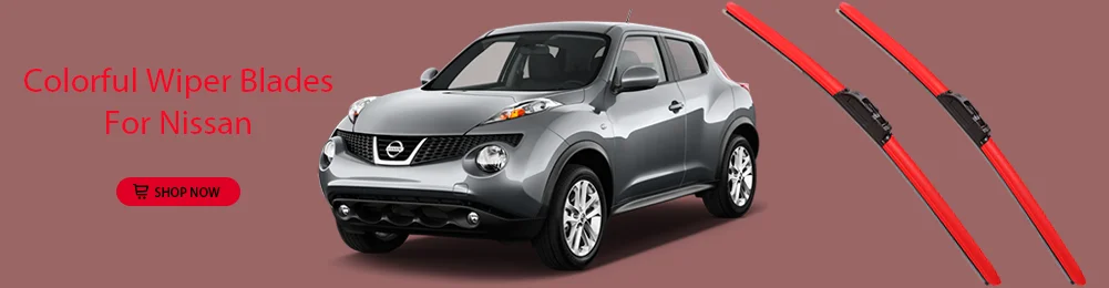 LNJING Bunte Hybrid-Scheibenwischerblätter für Nissan Qashqai J10 2006-2014 – Detail 2