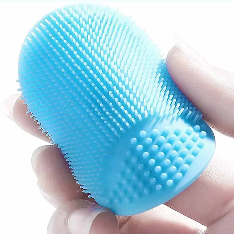 Baby Hair Brush Silicone Shampoo Brush for Infant Bathing Kids Shower Brush Head Hair Wash Massage Brushes Baby Bath Accessories