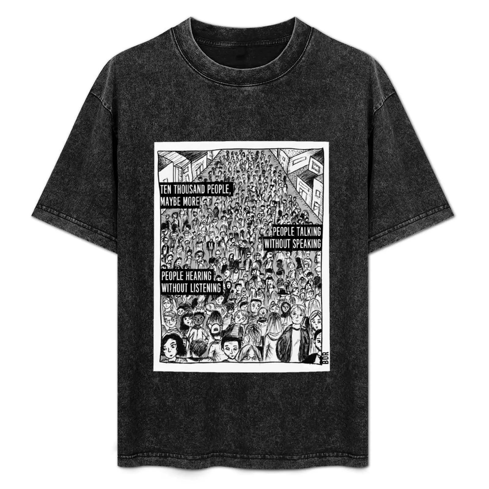 

The Sound of Silence T-Shirt Plus Size Gym Sports T-Shirt