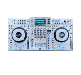 Full Wrap Sticker for XDJ-XZ Integrated DJ Controller All-in-One DJ Machine, PC Material White & Silver Skin Decal