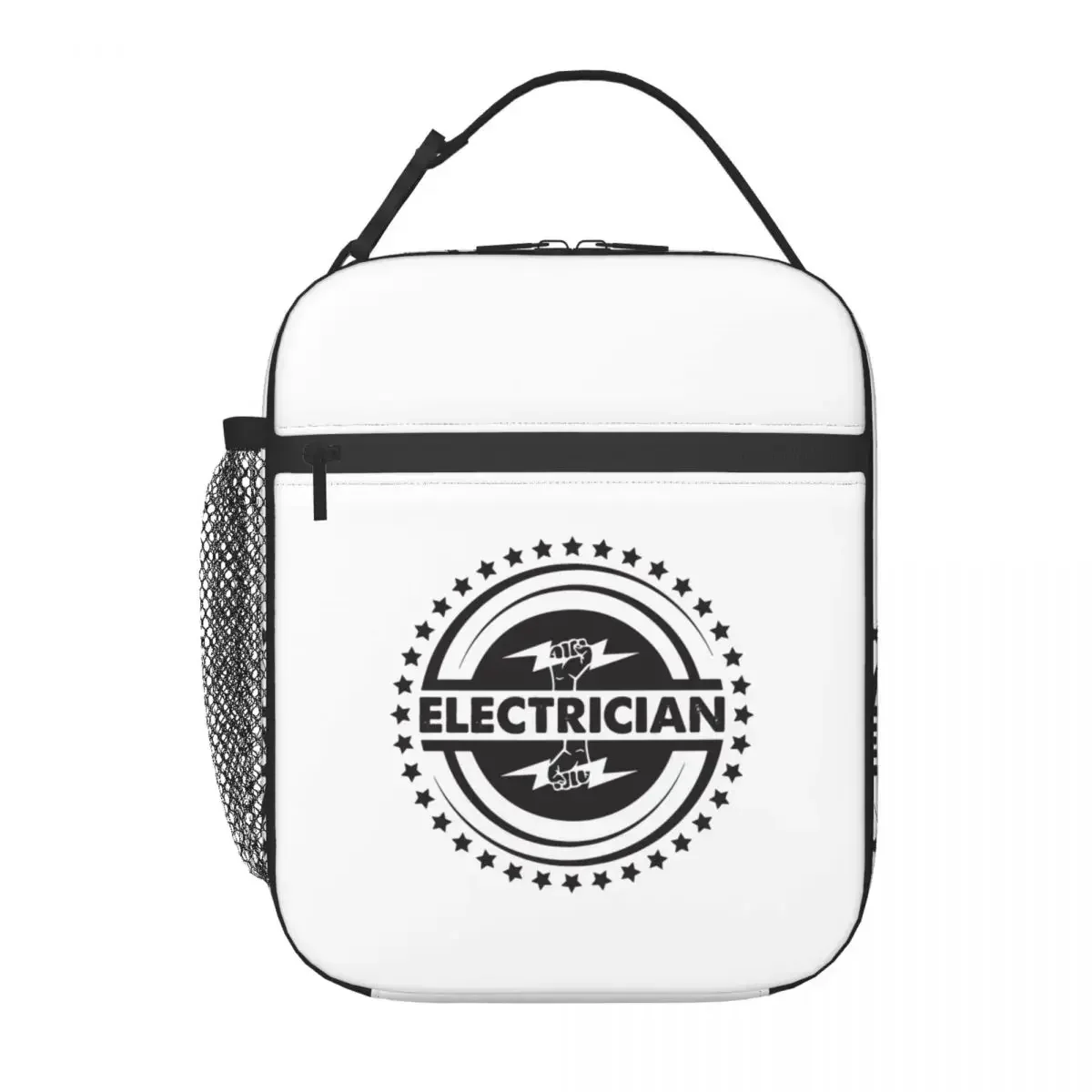 Electrician Insulated Lunch Bags for Women Electrical Engineering Power Portable Cooler Thermal Bento Box Work School Travel