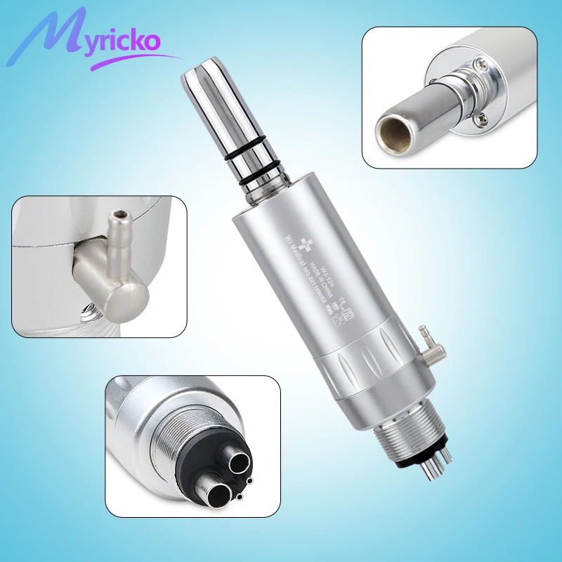 Dental Low Speed Equipment Kit Straight Handpiece Contra Angle External Air Motor Classic Style Dentist Tips Teaching Model