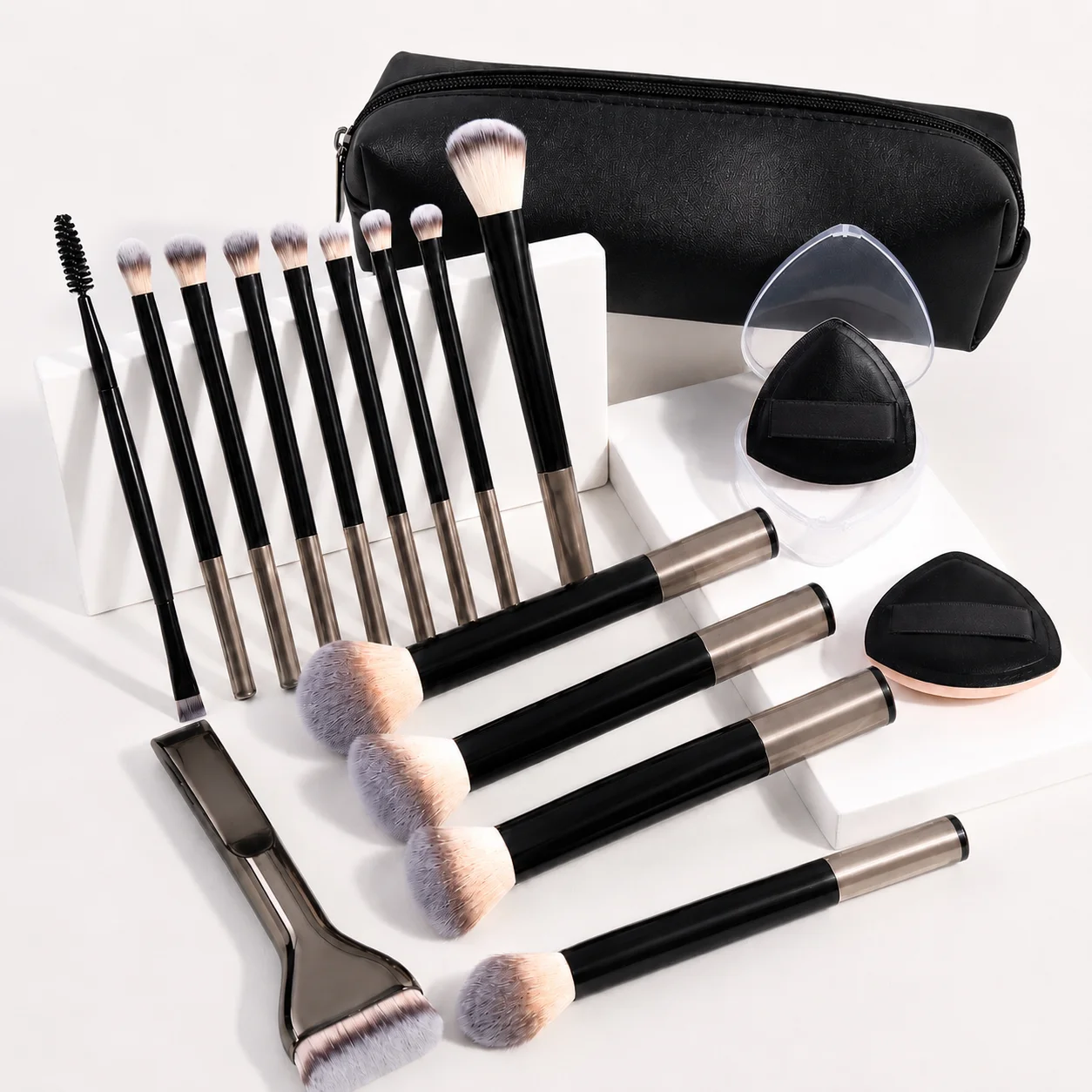 13/17/22pcs Makeup Tool Set, Professional Makeup Brush Set, Makeup Bag, Accessories, Foundation Brush, Blush Brush view 5