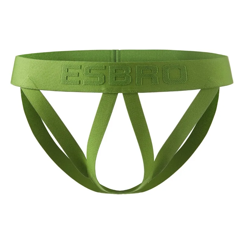 

Fashion men's hollowed-out hip-lifting thong, cross-border European and American webbing underwear E06