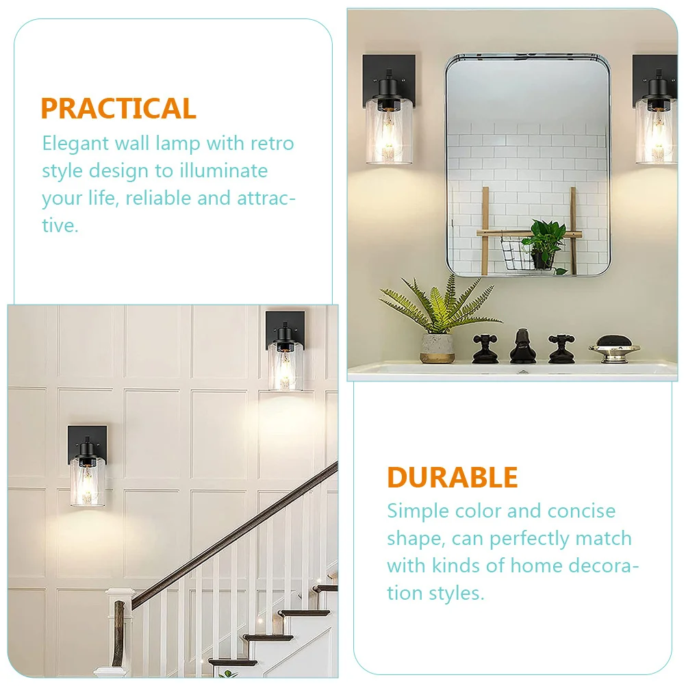 

Retro Wall Lamp Durable Material and Elegant Style for Bedside Bathroom Mirror Hallway Living Room Wall Light Fixtures