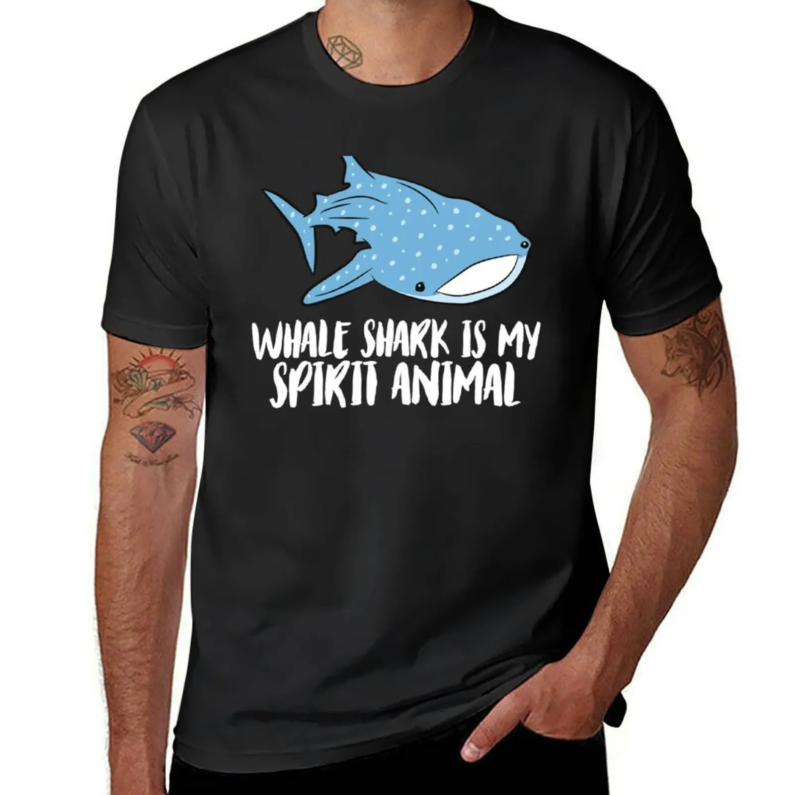 

Whale Shark Is My Spirit Animal Cute Whale Shark T-Shirt animal prinfor boys shirts graphic mens funny t shirts