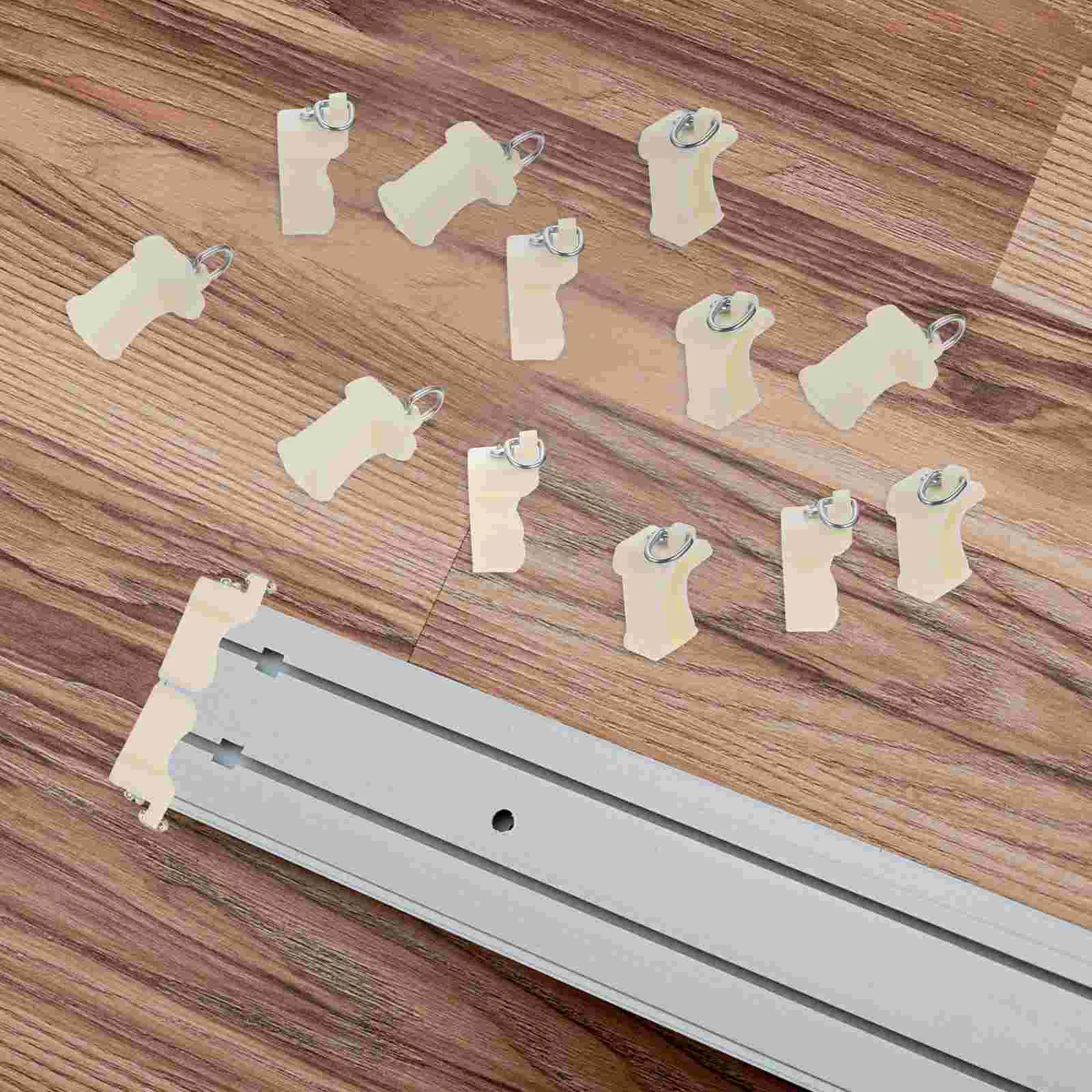 20 PCS Curved Rail Sealing Slide Accessory Curtain Track Portable Cap End Accessories Practical Plastic