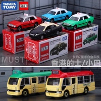TAKARA TOMY Hong Kong Taxi Taximinibus alloy die-cast miniature simulation car models,adult ornaments,boys toys,children's gifts