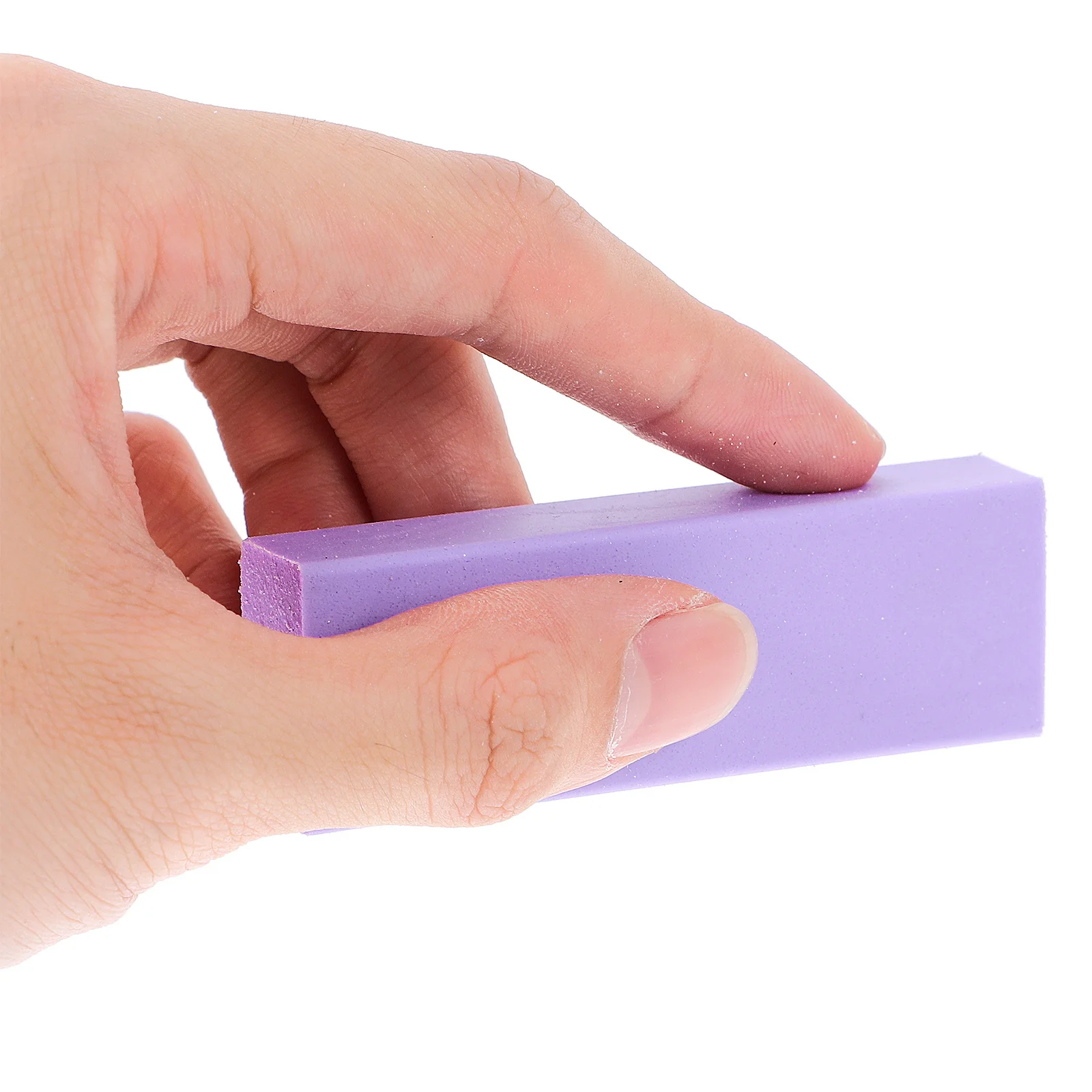 

Gummy Rubber Abrasive Block Purple Hard Water Ring Remover for Kitchen Sink Stains Bathroom Limescale Stainless Steel Cleaner