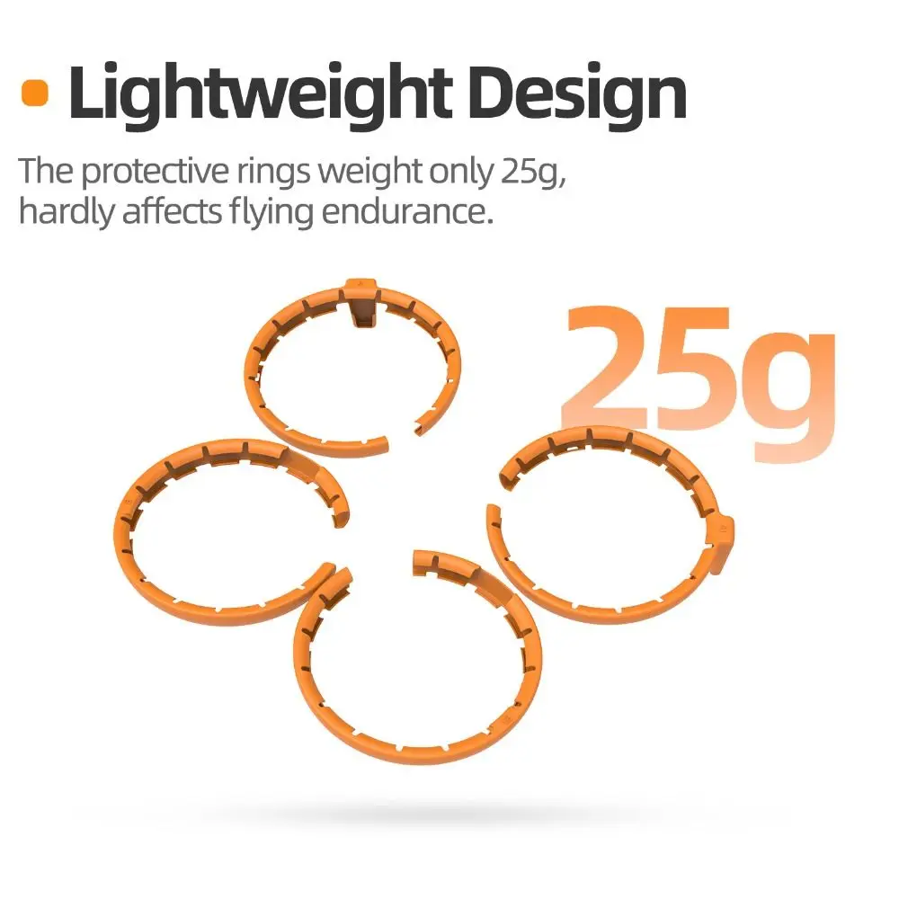 Anti-collision Propeller Guard Anti-drop Full Surround Protector Bumper Quick Release Lightweight Protection Rings for DJI Flip