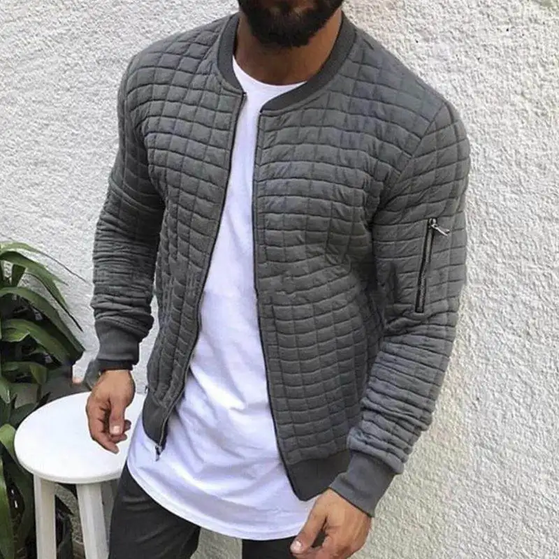 

Spor Men's Jaet Autumn Faion Korean Version Simple Match All Outerwear Long Sve Slim Fit Youthful Trend Outerwear