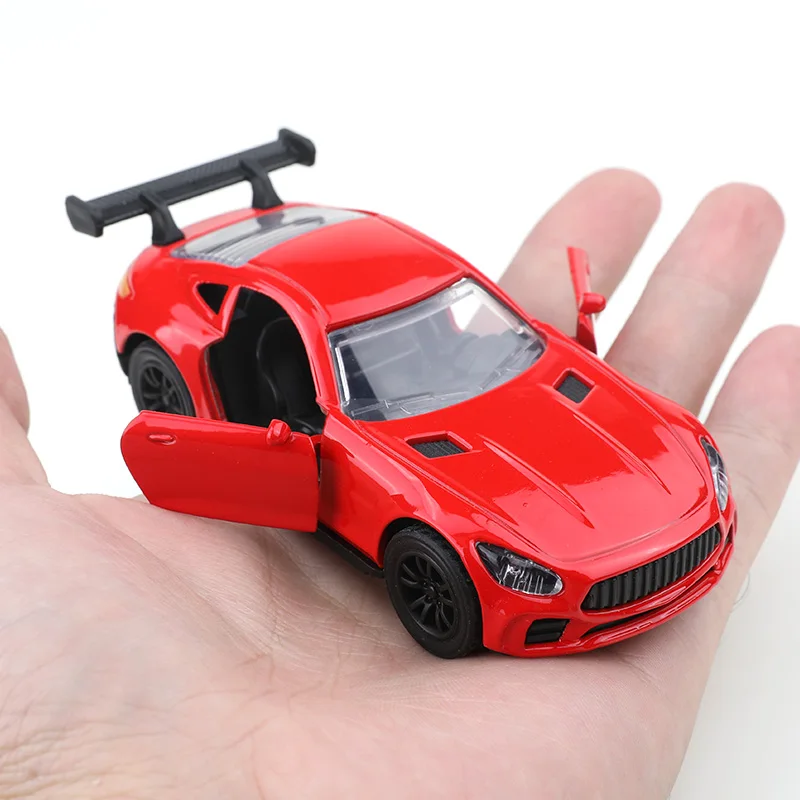 (Bagged) 1:38GT Alloy Pull-back Toy Racing Car, Passionate Racing Car, Pull-back Racing Car, Children's Toy.