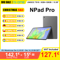 N-one NPad Pro 10.36'' Tablet Pad 8GB+128GB 2000X1200 Unisoc T616 Android 12 6600mAh Bluetooth 5.0 WIFI 18W PD Fast Charging