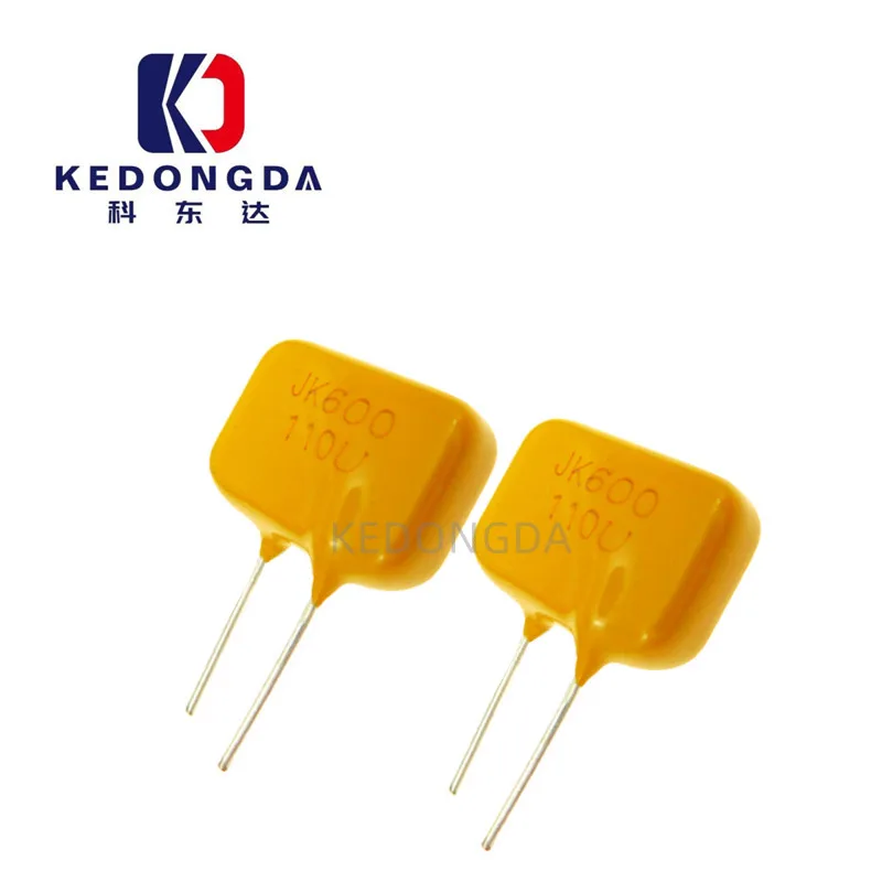 Jinke self-restoring fuse JK600-110U 110MA600V yellow direct fuse