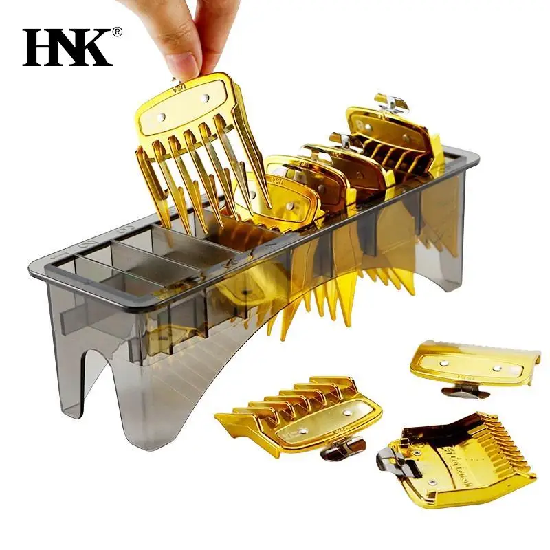 

8/10Grid Guide Limit Comb Cover Storage Box Hair Clipper Rack Holder Organizer Case Salon Barber Tools For General