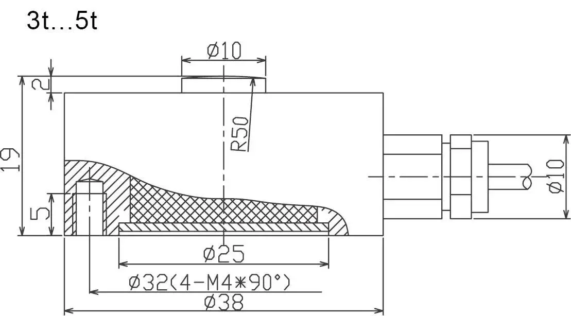 CM Micro Force Sensor Mikrodrucksensor aus Edelstahl