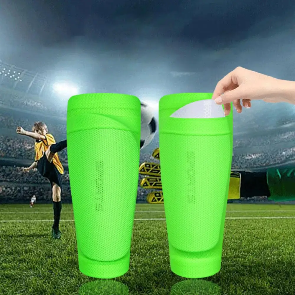 Football Shin Guard Sleeves High Elasticity Soccer Shin Guard Sleeves Slip resistant Impact for Adult Teenager