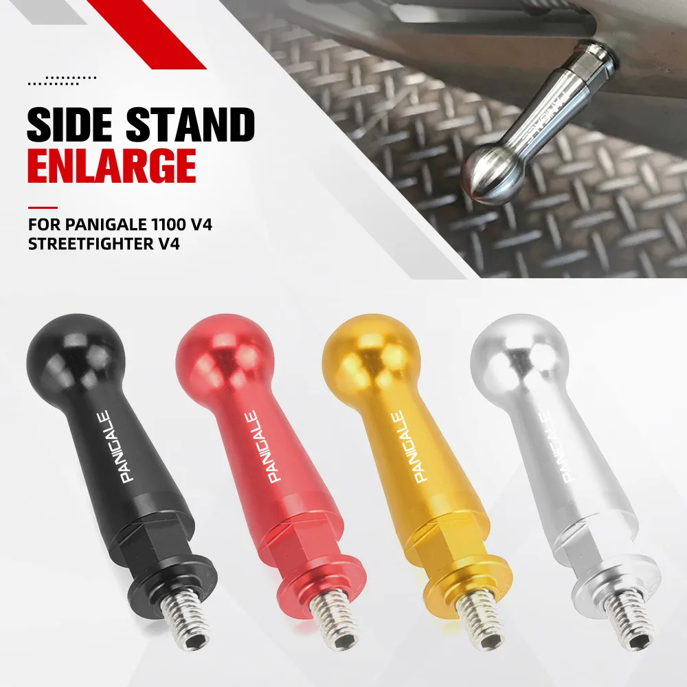 Lengthen Kick Stand Pivot Screw Peg Stand Protect For Ducati Panigale 1100 V4 Streetfighter V4 R Superleggera Foot Side Support