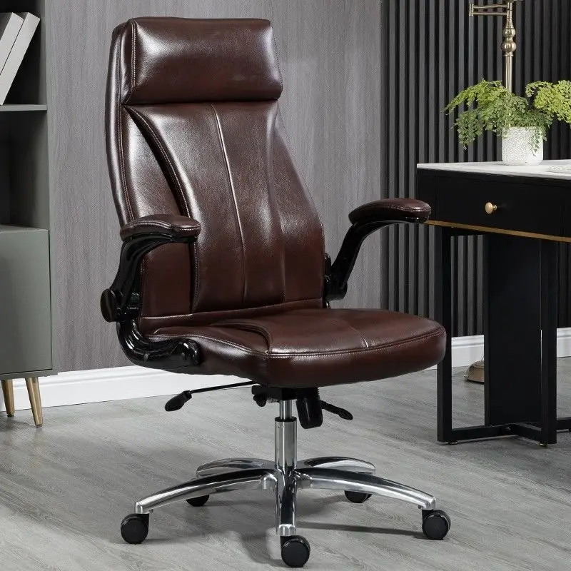 

Adjustable Nordic Office Chair Modern Brown Swivel Comfortable Relaxing Office Chairs Oversized Silla De Escritorio Furniture