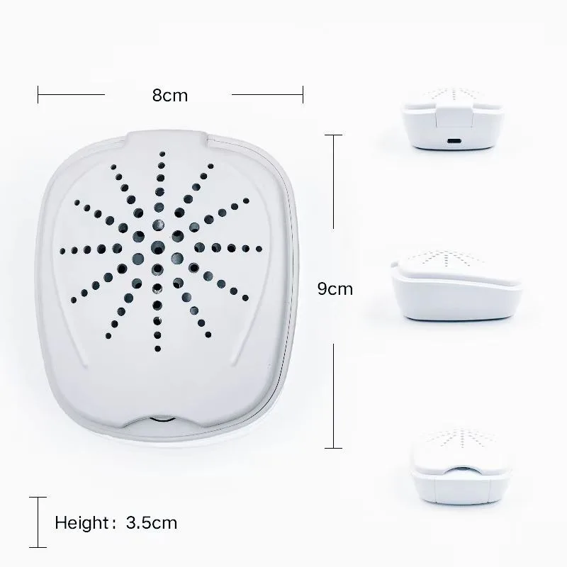 Electric Hearing Aid Dryer Sound Amplifier Moisture Remover Box Hearing Aid Dehumidifier Portable Headphone Drying Tool USB Plug