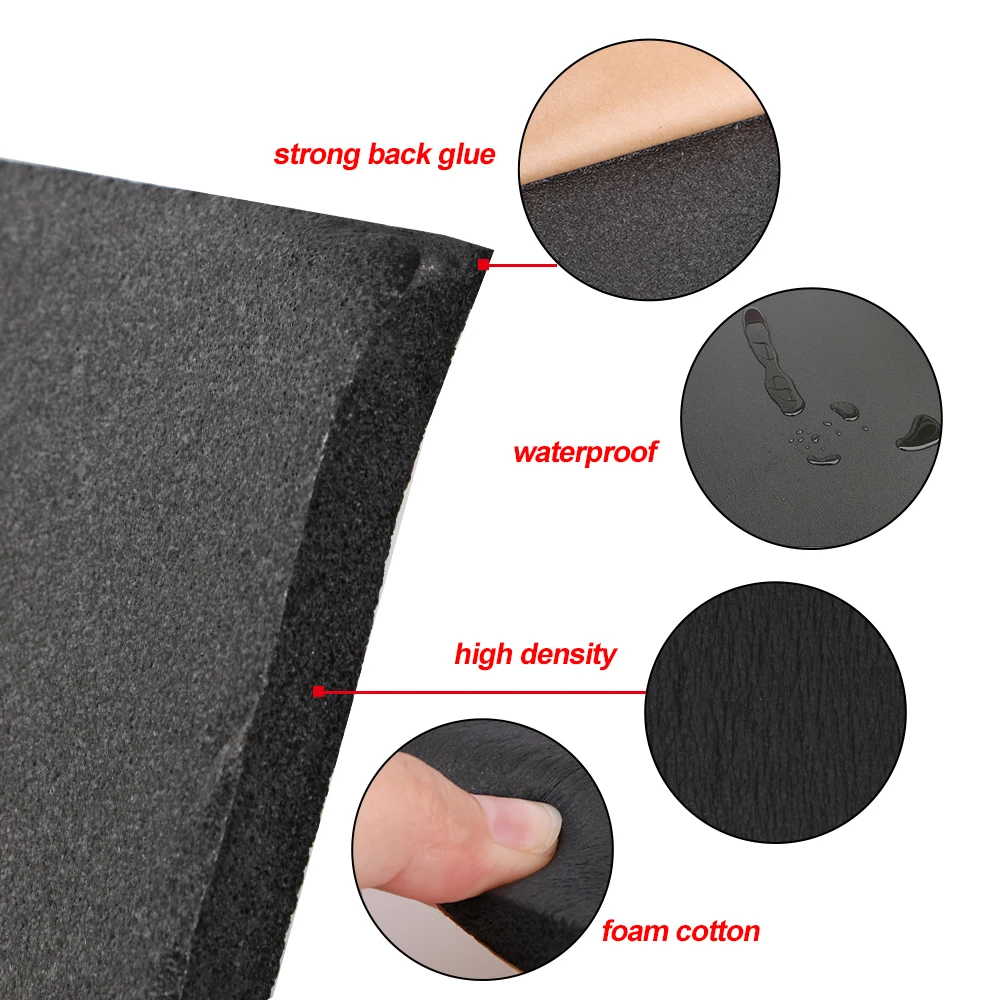 Car Sound Proofing Deadening Mat Car Truck Sound Insulation Cotton Anti-noise 6/10mm Thickness Heat Closed Cell Foam